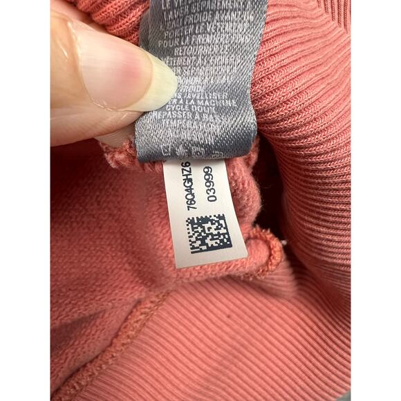 Aerie Pullover Hoodie XS Tall Peach Raglan Sleeve Fleece Sweatshirt - Picture 6 of 8